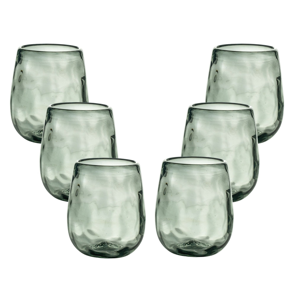 Set de 6 Vasos Stemless Humo