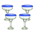 Set de 4 Copas Margarita Posta Cobalto