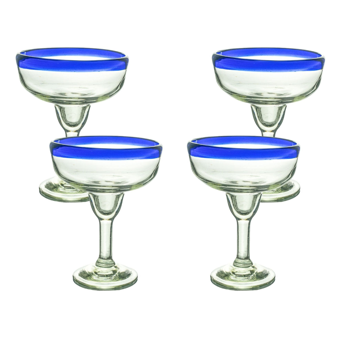 Set de 4 Copas Margarita Posta Cobalto