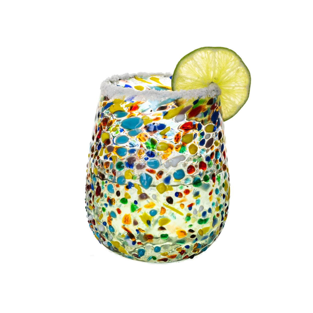 Set de 6 Vasos Stemless Confeti