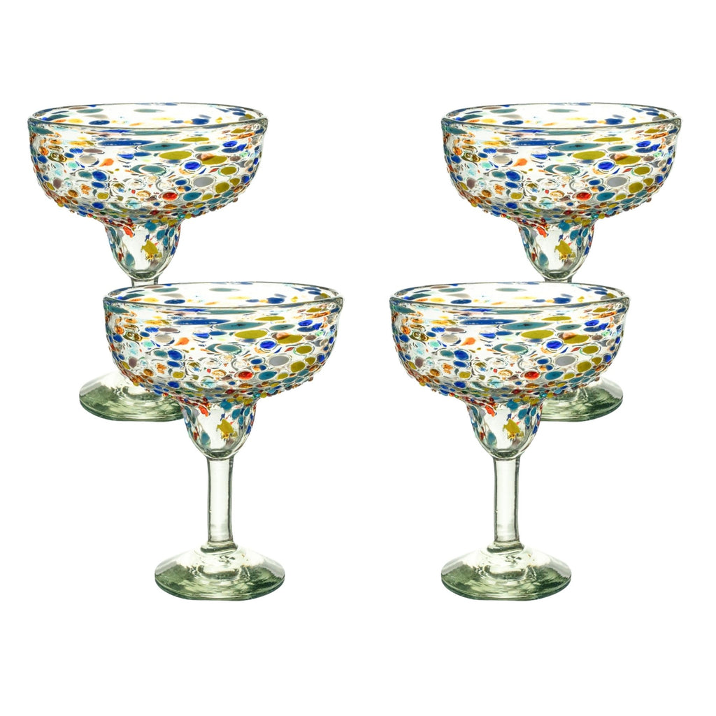 Set de 4 Copas Margarita Confeti