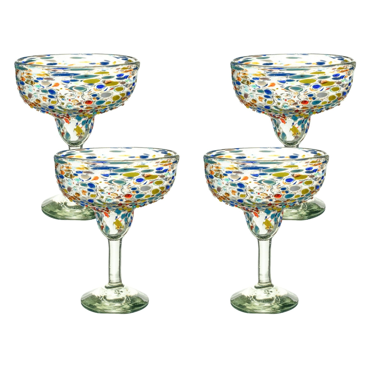 Set de 4 Copas Margarita Confeti