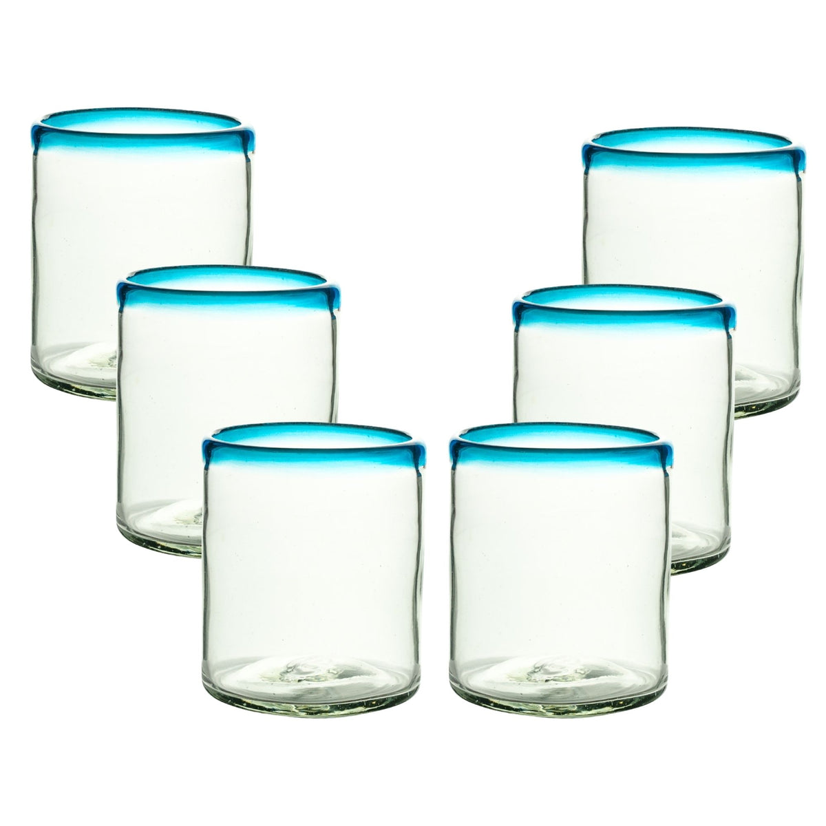 Set de 6 Vasos Posta Agua Marina
