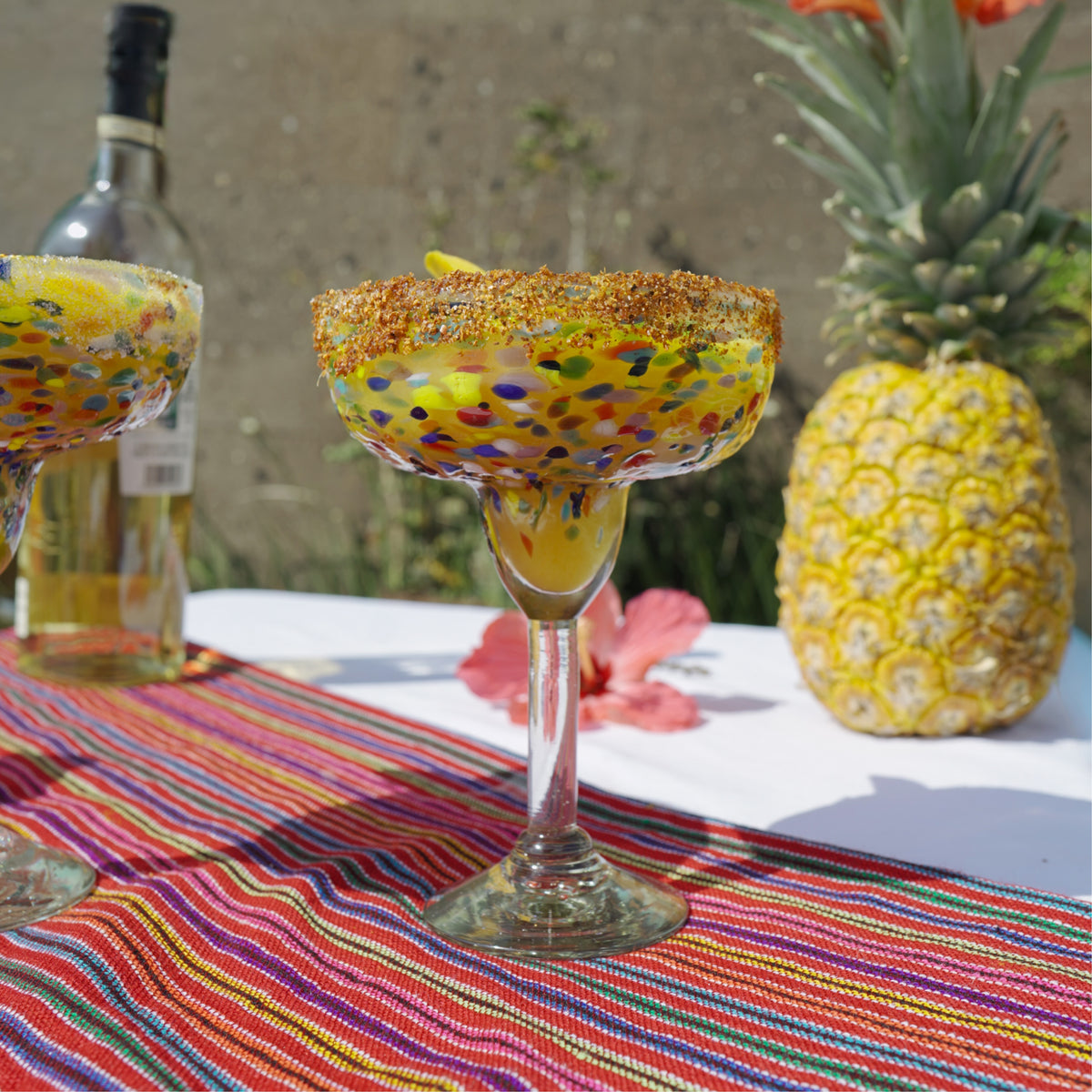 Set de 4 Copas Margarita Confeti