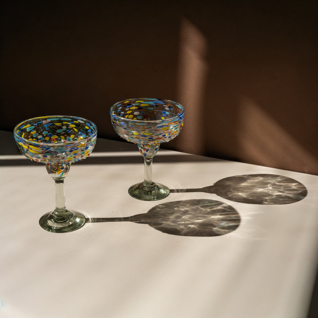 Set de 4 Copas Margarita Confeti